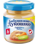 Пюре Бабушкино Лукошко Говядина с овощами с 6 мес. 100…