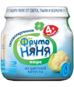 Пюре ФрутоНяня из цветной капусты с 4 мес. 80 г