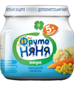 Пюре ФрутоНяня Овощной салатик с 5 мес. 80 г