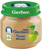 Пюре Gerber Яблоко с 4 мес. 80 г