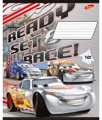 Тетрадь в клетку Disney Cars 12 листов в ассортименте