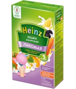 Каша молочная Heinz «Лакомая» кукурузная тыква, черносл…