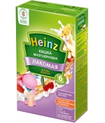 Каша молочная Heinz «Лакомая» многозерновая яблоко, виш…