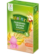 Каша безмолочная Heinz пшенично-овсяная с фруктиками с…