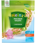 Каша молочная Heinz рисовая с 4 мес. 250 г