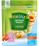 Каша молочная Heinz овсяная с персиком с 5 мес. 250 г