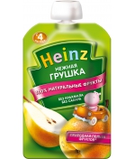 Пюре Heinz Нежная грушка с 4 мес. 100 г (пауч)