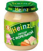 Пюре Heinz Овощи с форелькой c 8 мес. 120 г
