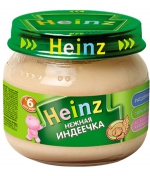 Пюре Heinz Нежная индеечка с 6 мес. 80 г