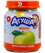 Пюре Агуша Яблоко с 4 мес. 115 г