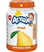 Пюре Агуша Груша с 4 мес. 200 г