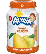 Пюре Агуша Груша-яблоко с 5 мес. 200 г