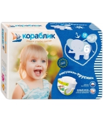 Трусики-подгузники Кораблик 6 (16-25 кг) 36 шт.