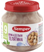 Пюре Semper Фрикадельки телятина с 9 мес. 125 г