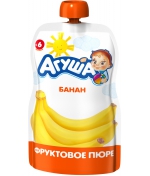 Пюре Агуша Банан с 6 мес. 90 г (пауч)