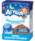 Каша готовая молочная Агуша «Засыпай-ка» Гречневая с 6…