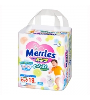 Трусики Merries Junior 12-22 кг, 19 шт.