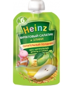 Пюре Heinz Фруктовый салат и злаки с 6 мес. 90 г (пауч)