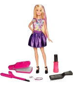 Игровой набор Barbie «Цветные локоны» 23 см