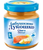 Пюре Бабушкино Лукошко Семга с овощами с 8 мес. 100 г