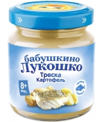 Пюре Бабушкино Лукошко Треска с картофелем с 8 мес. 100…