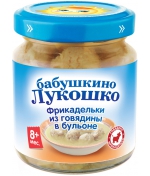 Пюре Бабушкино Лукошко Фрикадельки из говядины в бульон…
