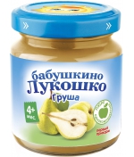 Пюре Бабушкино Лукошко Груша с 4 мес. 100 г