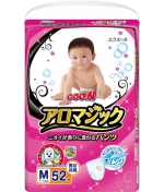 Трусики-подгузники Goo.N Aromagic M (7-12 кг) 52-56 шт.