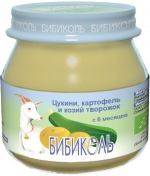 Пюре Бибиколь Цукини, картофель и козий творожок с 6 ме…
