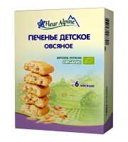 Печенье Флёр Альпин Органик &quot;Овсяное&quot;, 6 мес., 150г
