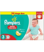 Трусики-подгузники Pampers Pants 3 (6-11 кг) 120 шт.