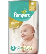 Подгузники Pampers Premium Care 3 (5-9 кг) 60 шт.