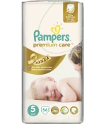 Подгузники Pampers Premium Care 5 (11-18 кг) 56 шт.