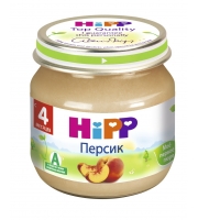 Пюре Hipp Персик. Моё первое пюре, 80г.