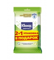 Влажные салфетки Kleenex 2+1