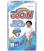 Трусики-подгузники Goo.N для мальчиков L (9-14 кг) 44 ш…