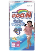 Трусики-подгузники Goo.N для девочек XL (12-20 кг) 38 ш…