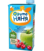 Сок ФрутоНяня Яблоко и шиповник с 3 лет 500 мл