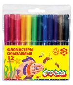 Фломастеры Каляка-Маляка 12 цветов
