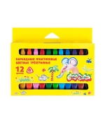 Карандаши пластиковые Каляка-Маляка 12 цветов