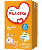 Молочная смесь Малютка 1 с рождения 600 г