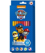 Карандаши цветные Paw Patrol 12 цветов