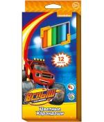 Карандаши цветные Вспыш 12 цветов