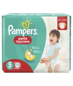 Трусики-подгузники Pampers Pants 5 (12-18 кг) 28 шт.