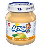 Пюре Агуша Яблоко с 4 мес. 115 гр.