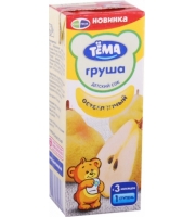 Сок Тема Груша с 3 мес. 200 мл.