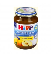 Каша Hipp &quot;Спокойной ночи&quot; 190 гр. Рис с молоком, яблоком и грушей с 5 мес.
