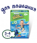 Подгузники Huggies «Little Swimmers» 3-4 (7-15 кг) 12 ш…