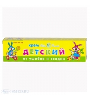Крем детский от ушибов и ссадин 40 мл. Ушастый нянь