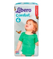 Подгузники Libero Comfort 12-22 кг 66 шт.